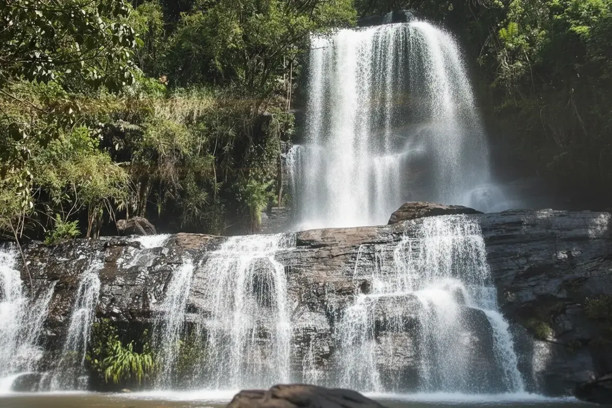 jhari waterfalls in chikmagalur