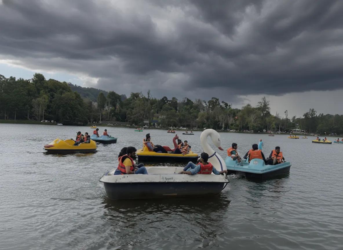 kodaikanal lake boating point