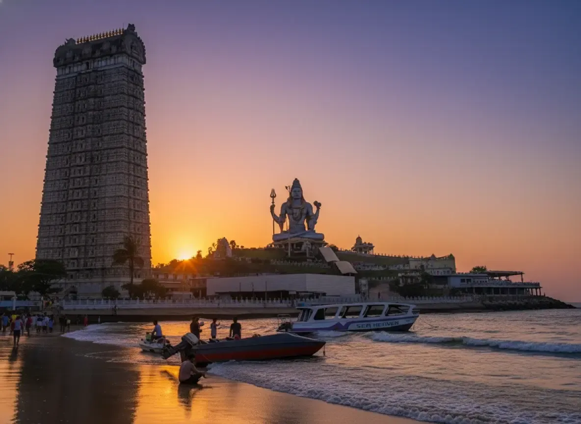 murudeshwara temple sightseeing